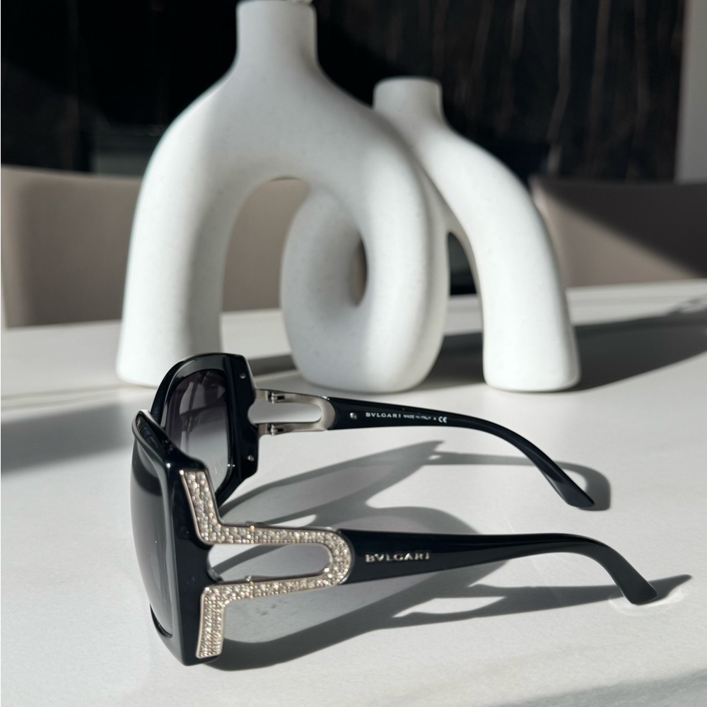 Bulgari Women's Black Gradient Sunglasses - Picture 2 of 4